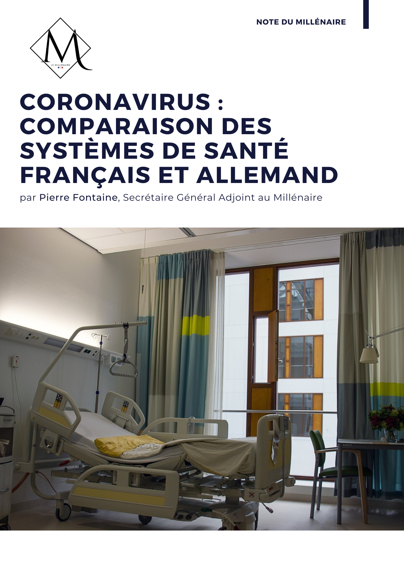 Couverture de la note : Coronavirus : comparaison des systèmes de santé français et allemand