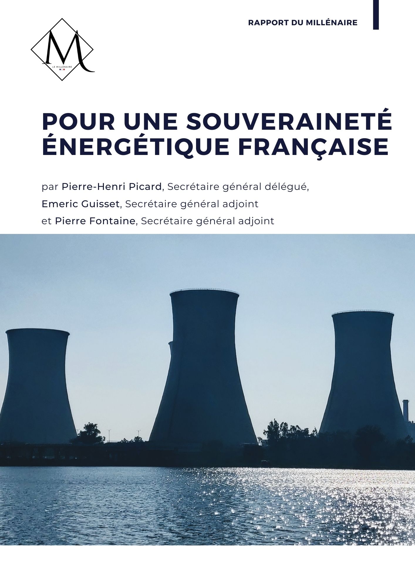 Couverture de la note : Rapport du Millénaire: pour une souveraineté énergétique française