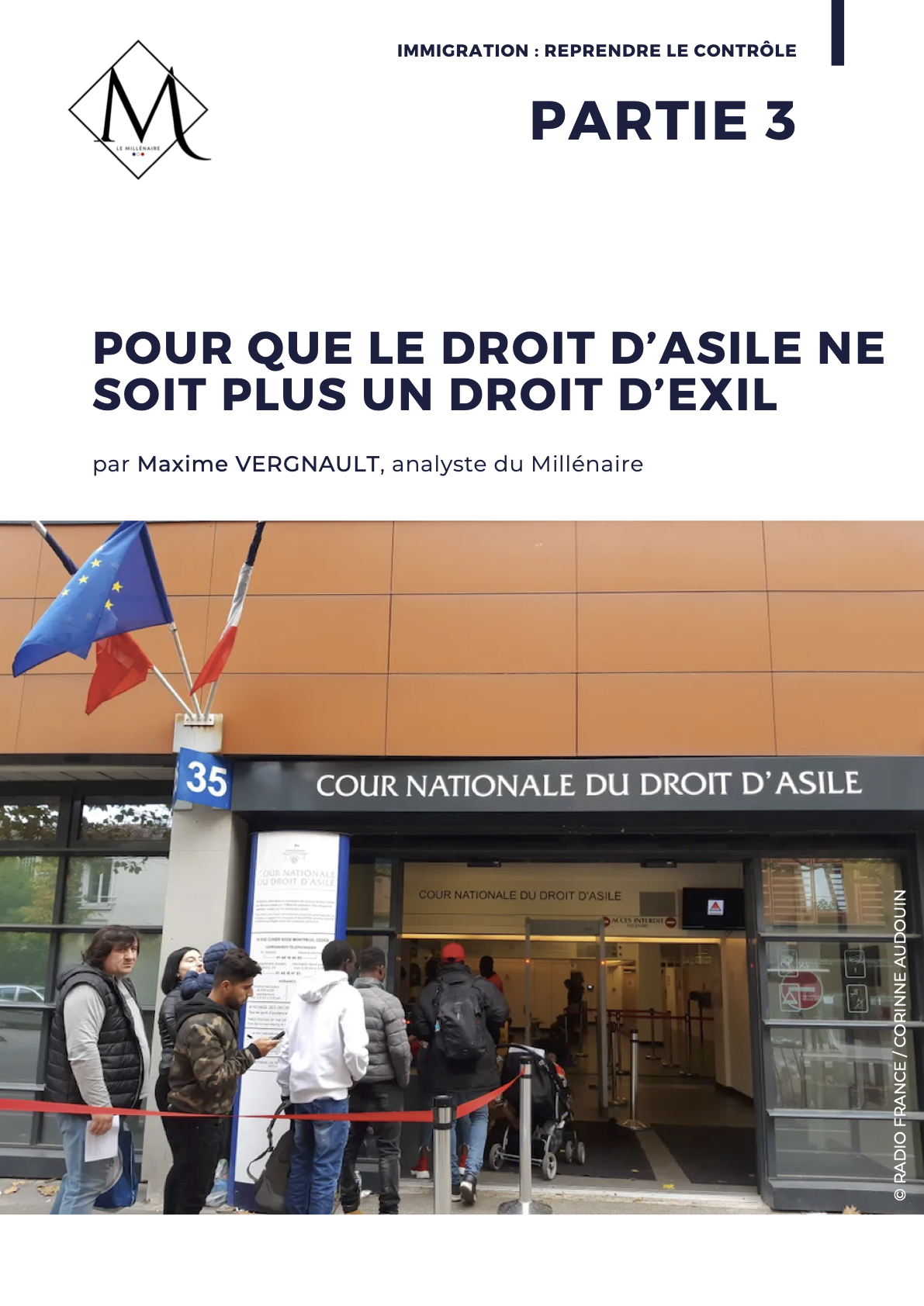 Pour que le droit d’asile ne soit plus un droit d’exil
