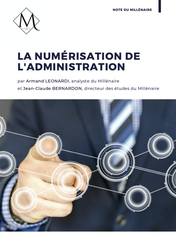 Couverture de la note : La numérisation de l'administration