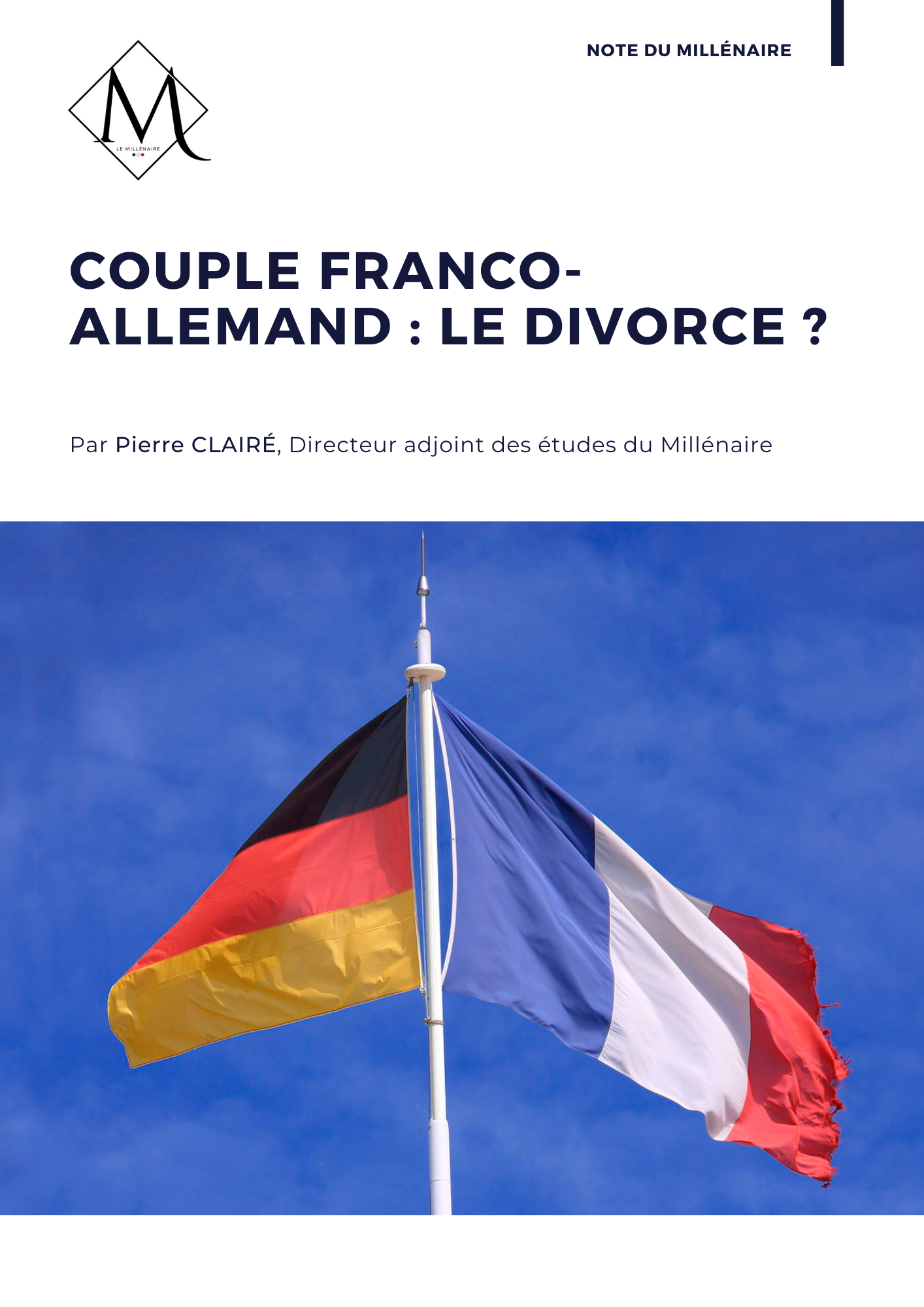 Couverture de la note : Couple Franco-Allemand : le divorce ?