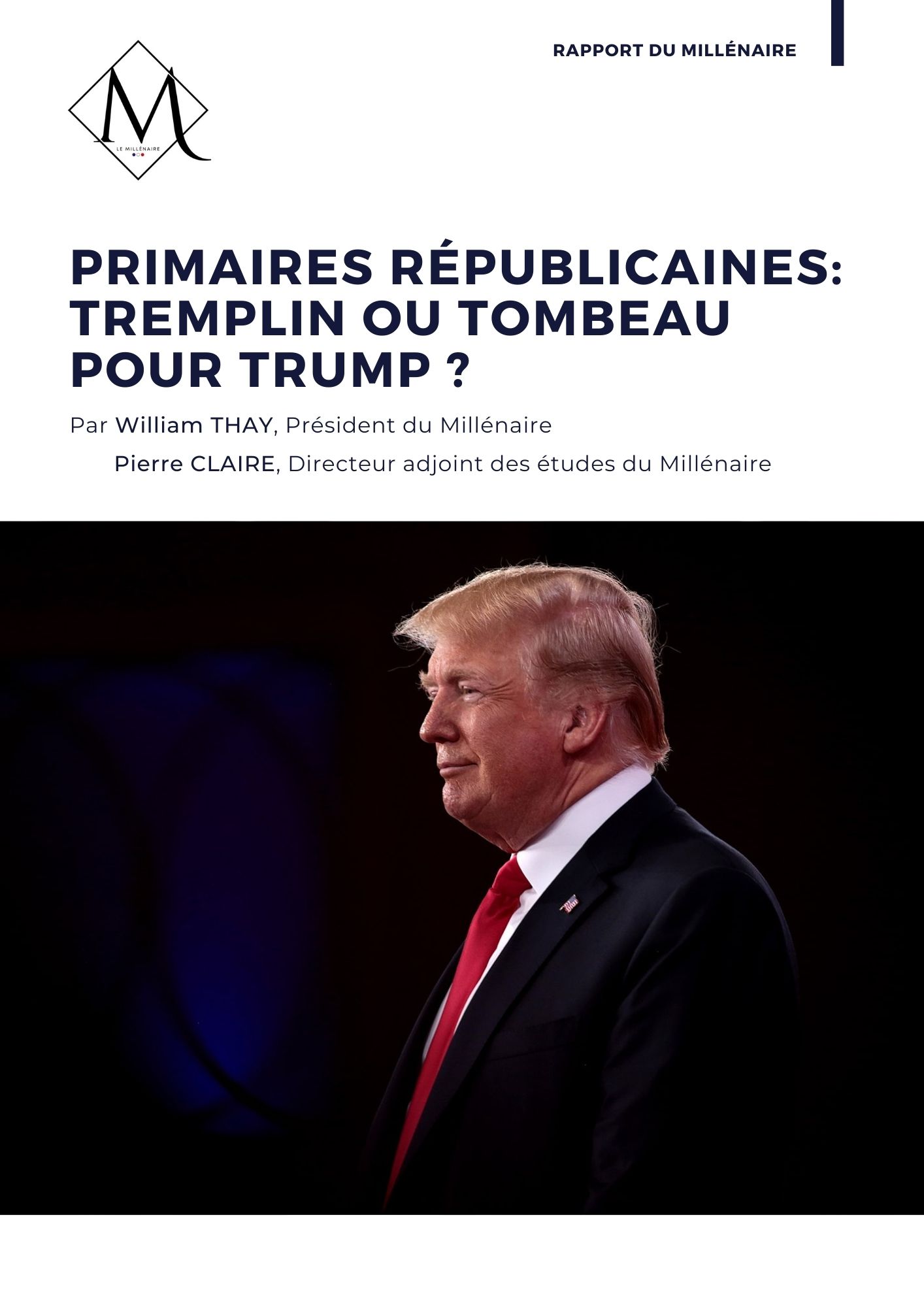 Couverture de la note : Primaires républicaines: tremplin ou tombeau pour Donald Trump ?