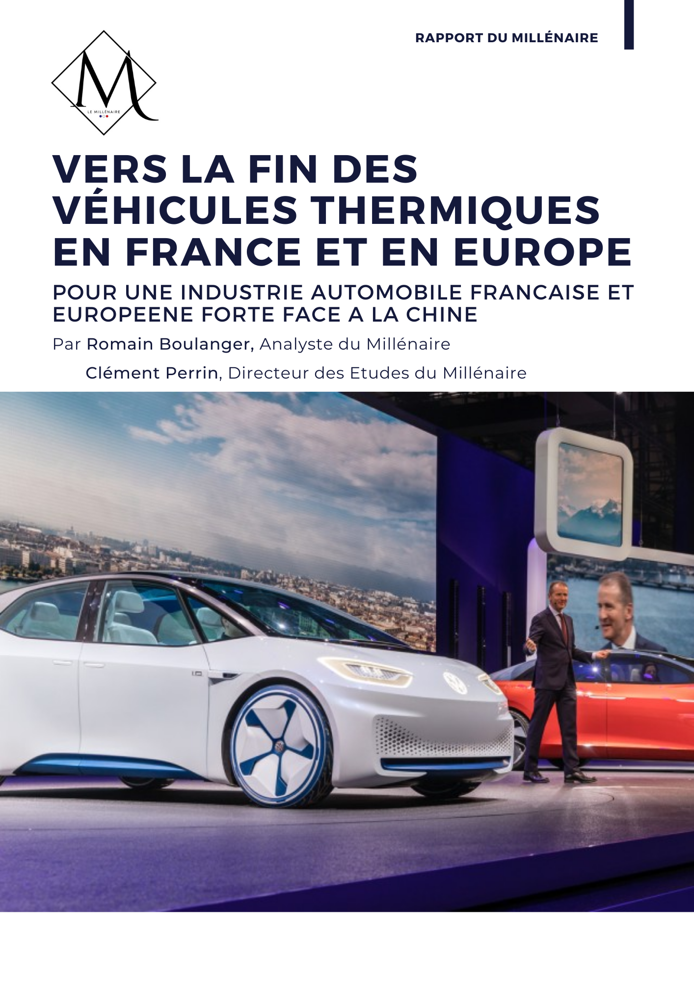Couverture de la note : Vers la fin des véhicules thermiques en France et en Europe