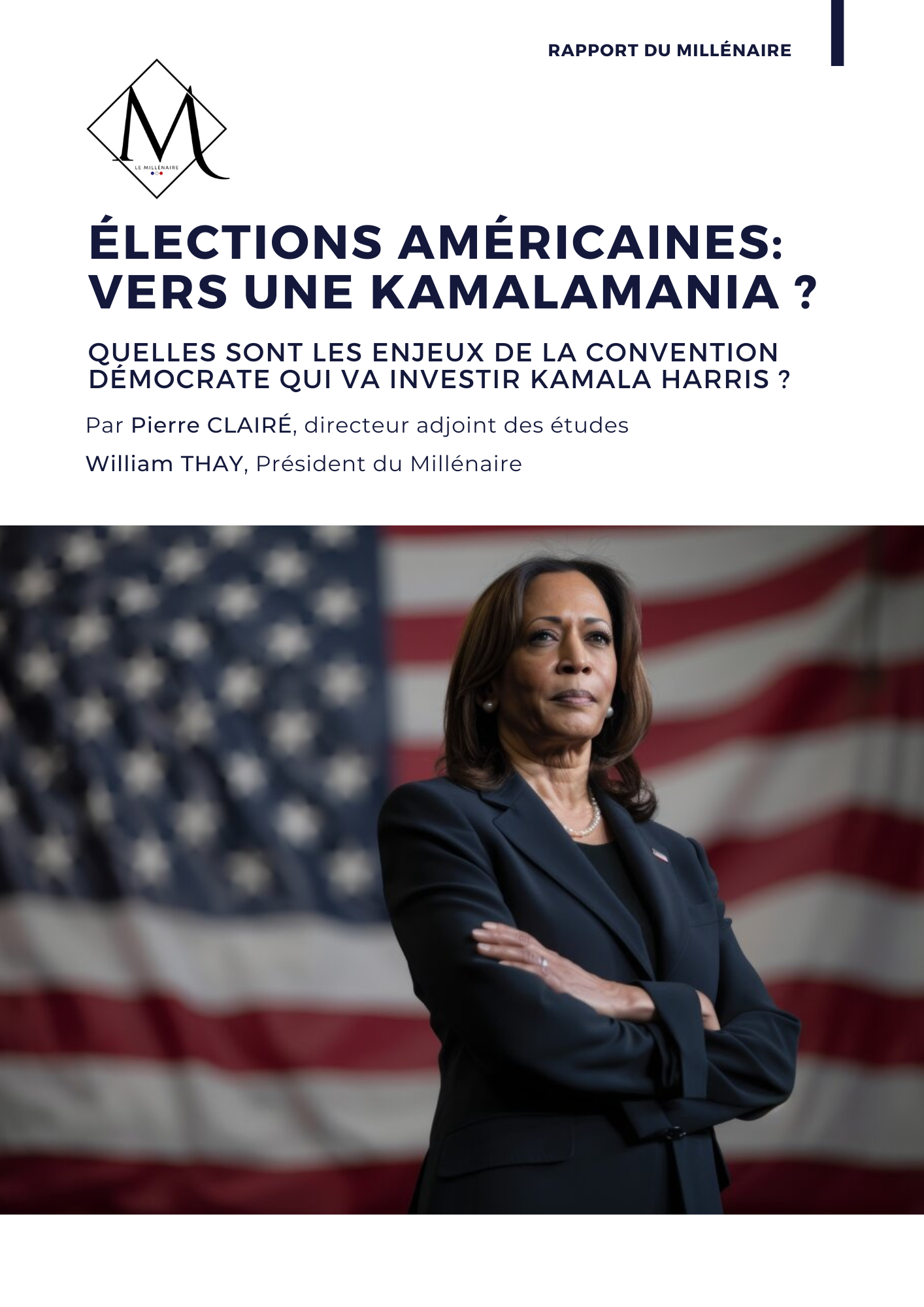 Couverture de la note : Convention démocrate : vers une Kamalamania ?