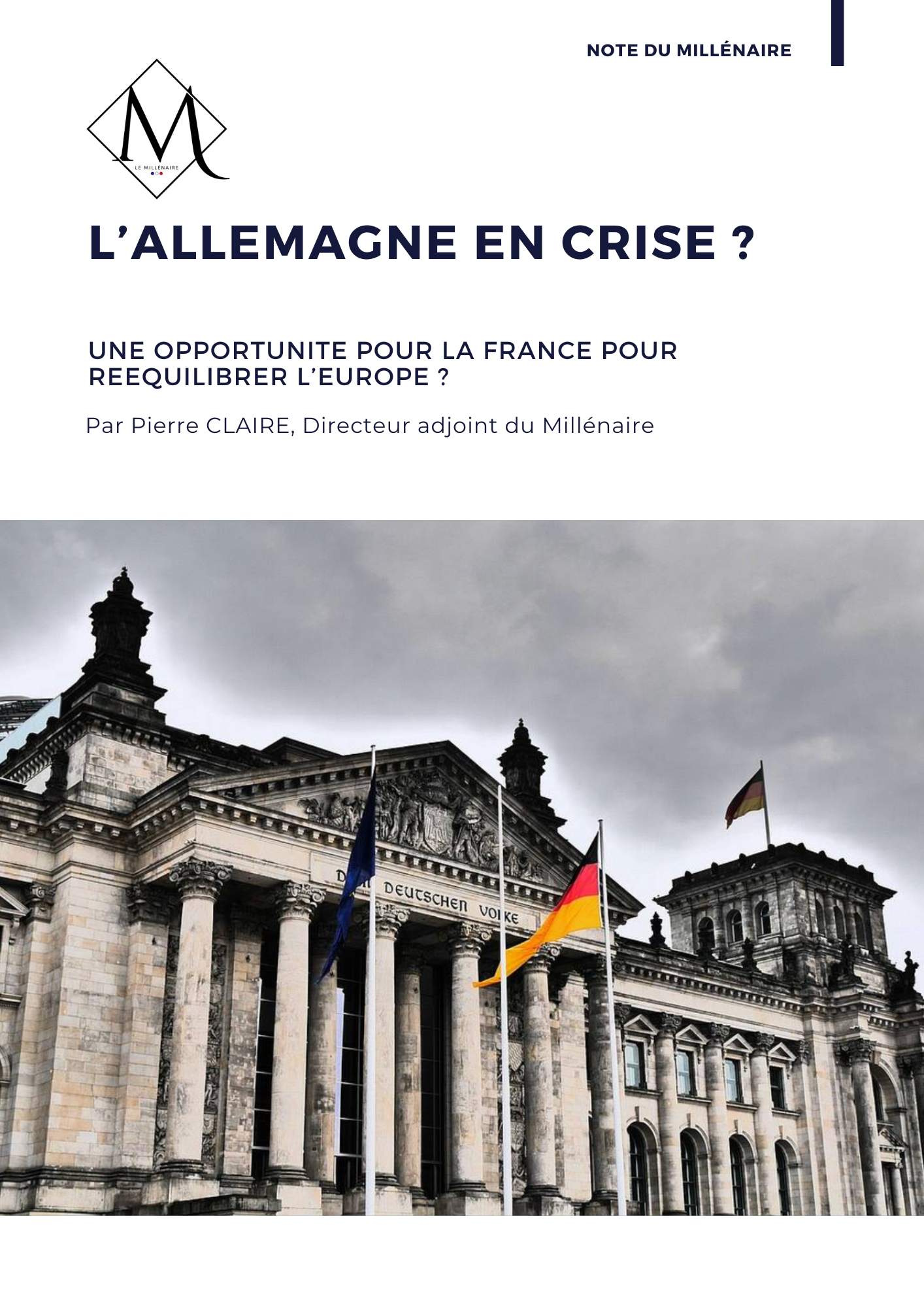 Couverture de l’étude
