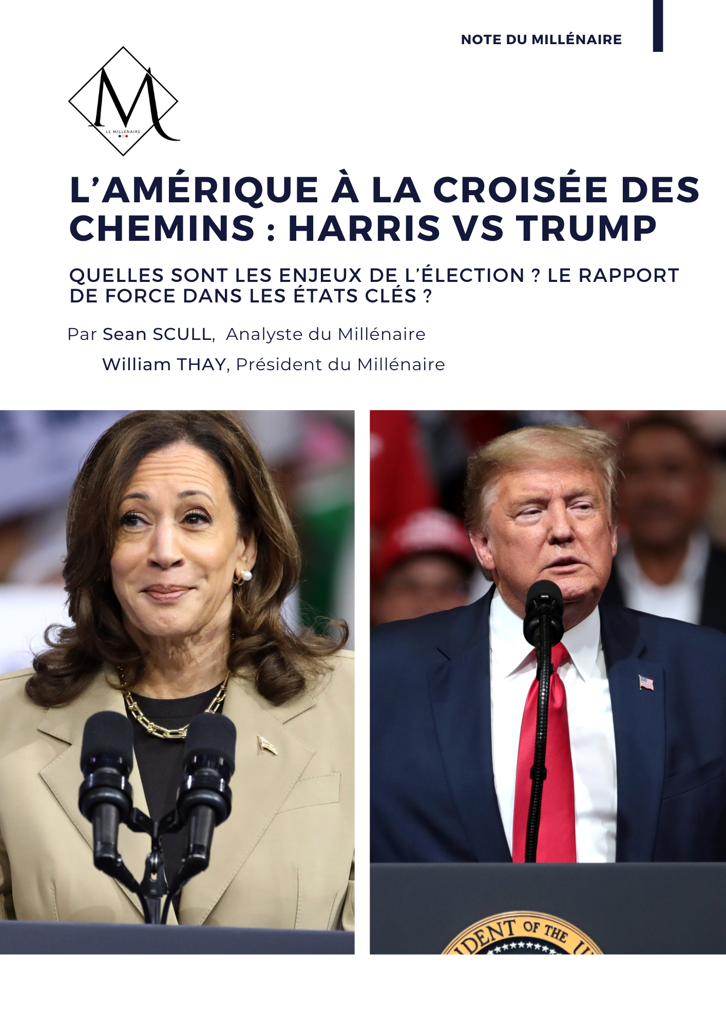 Couverture de la note : Élection présidentielle: l'Amérique à la croisée des chemins