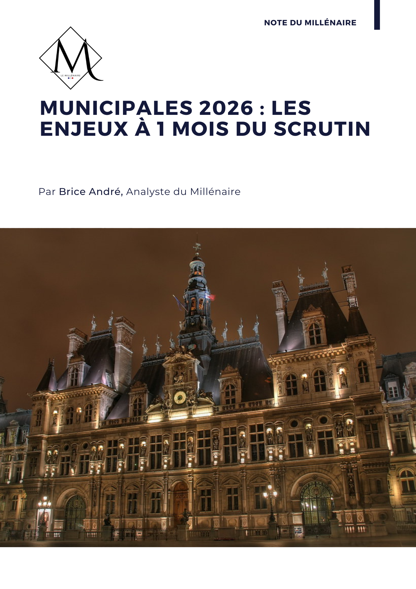 Les enjeux des municipales 2026 à 1 mois du scrutin