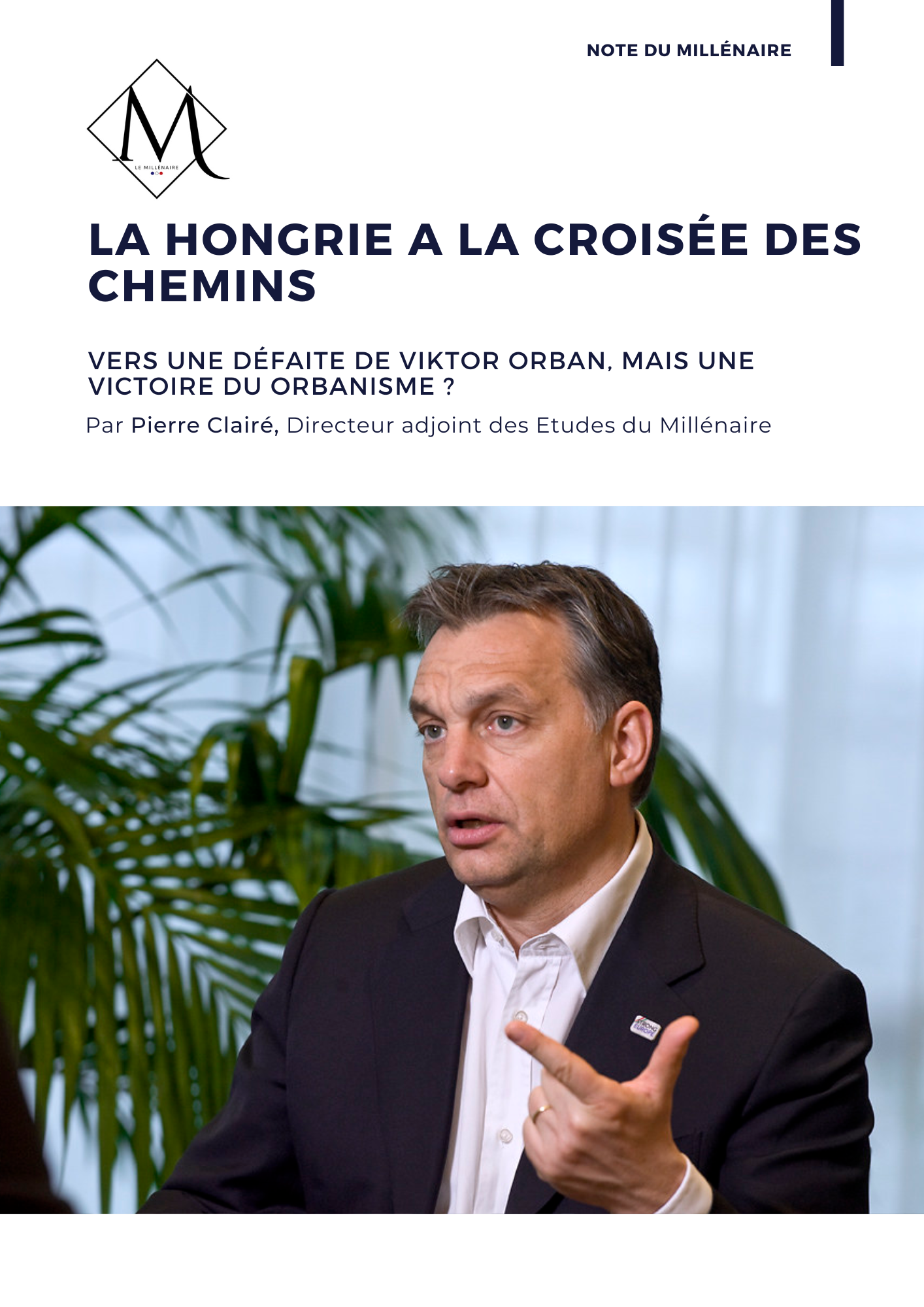 Couverture de la note : La Hongrie à la croisée des chemins