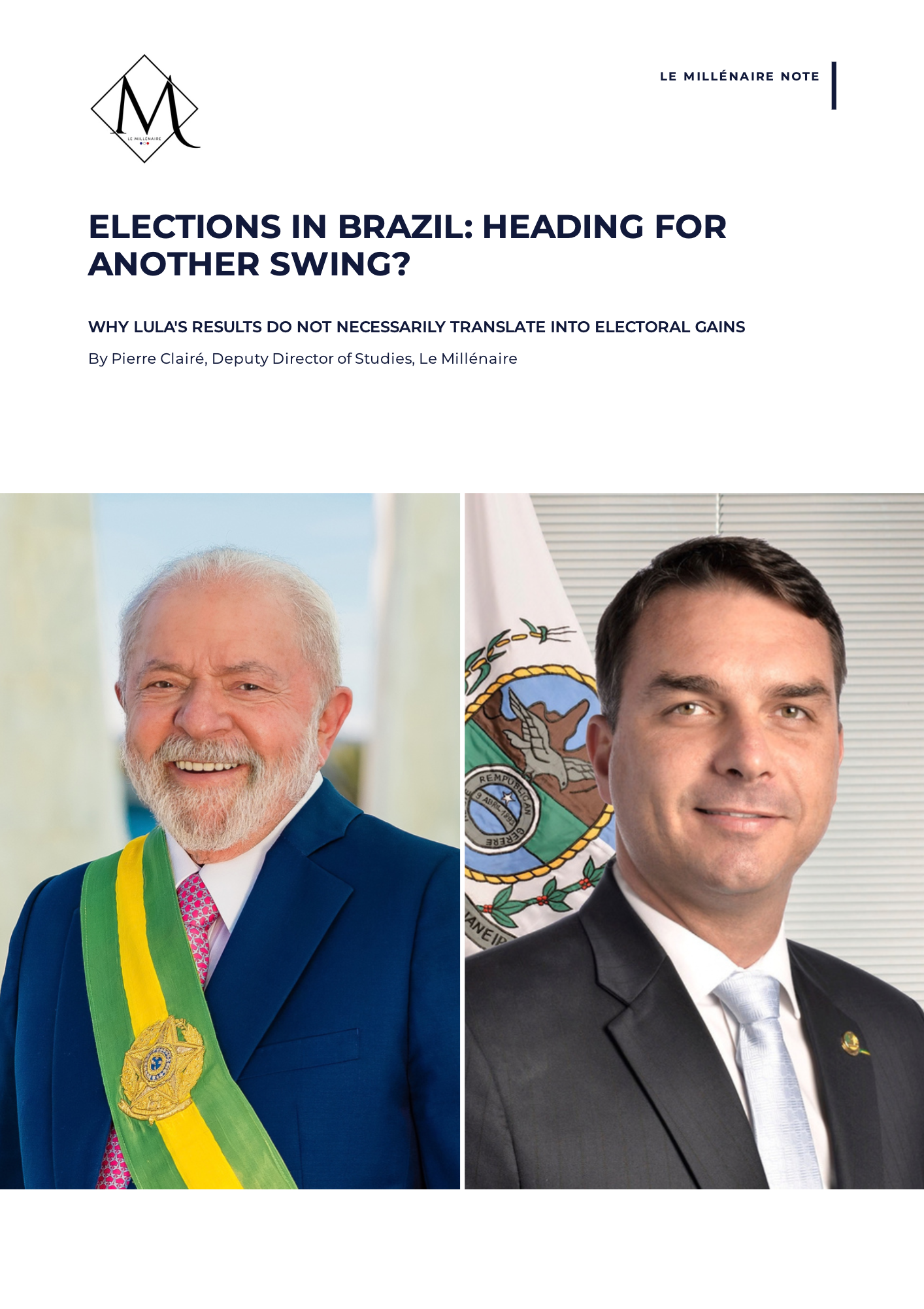 Note cover: Elections in Brazil: Heading for Another Swing?
